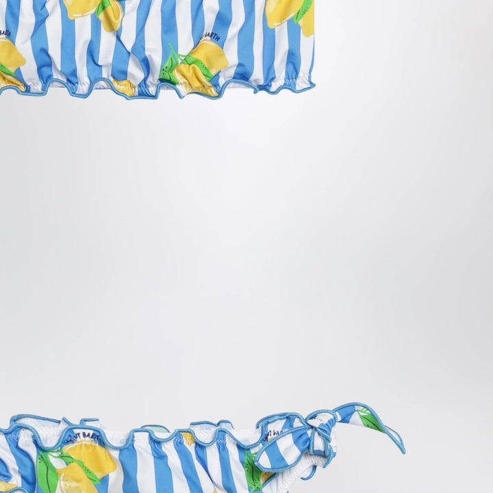 MC2 Saint Barth - Striped Bikini with Lemon Print