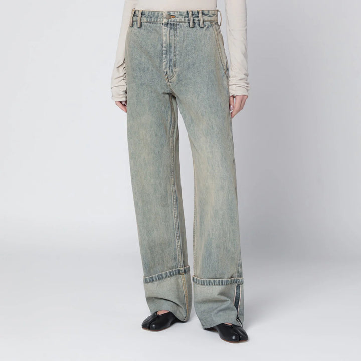 Entire Studios - Wide-leg jeans with washed effect