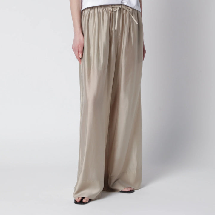 Entire Studios - Vento wide-leg trousers in champagne color