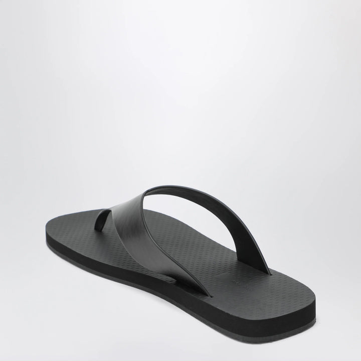 The Row - Dune Ginza classic leather sandal black