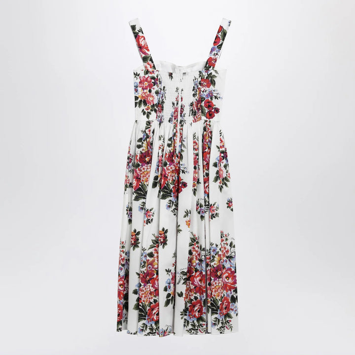 Dolce&amp;Gabbana - White dress with floral print