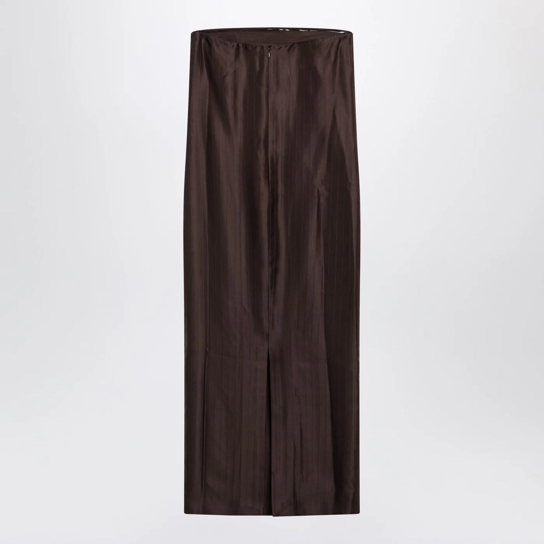 LouLou De Saison - Brown Giulia bustier dress