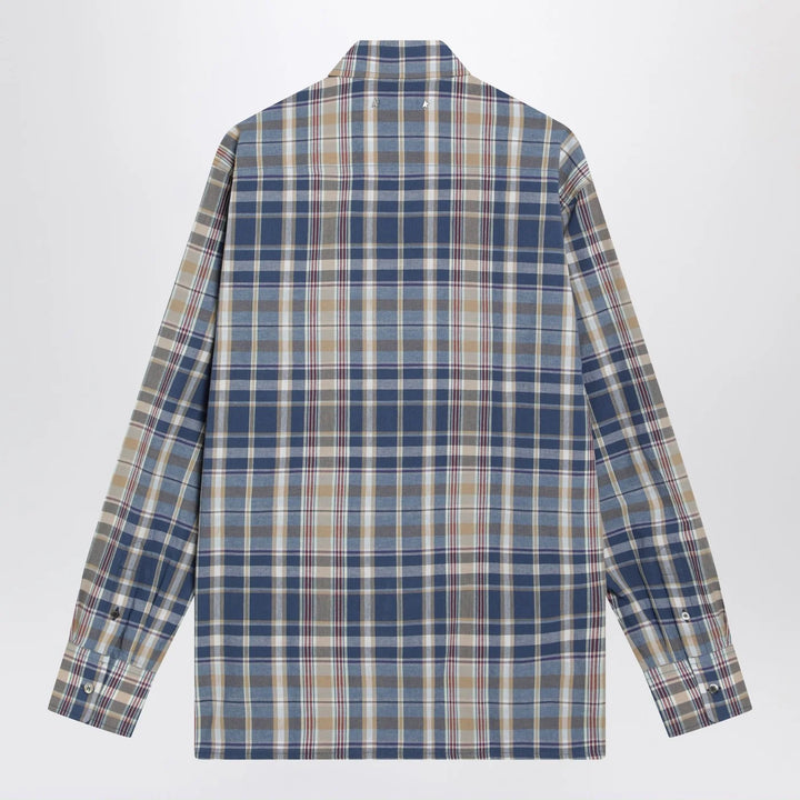 Golden Goose - Indigo blue checked shirt