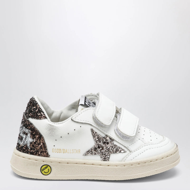 Golden Goose - Ball Star sneakers in white/ash/brown