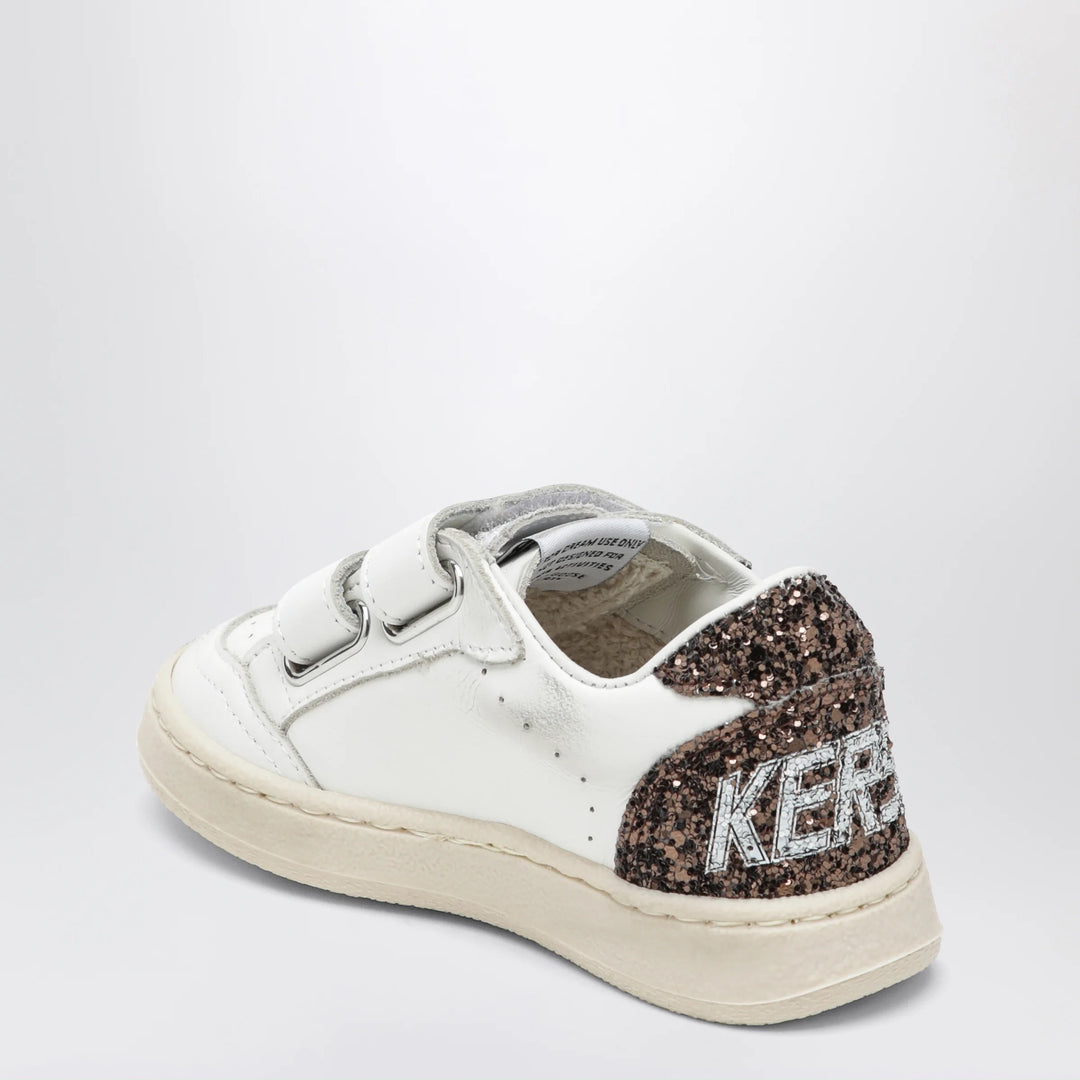Golden Goose - Ball Star sneakers in white/ash/brown