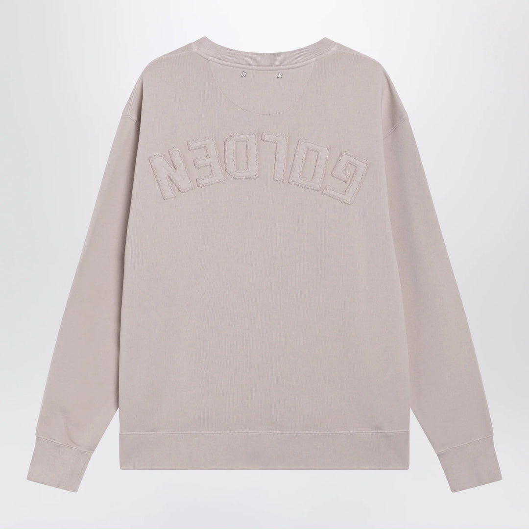 Golden Goose - Pink cotton crewneck sweatshirt