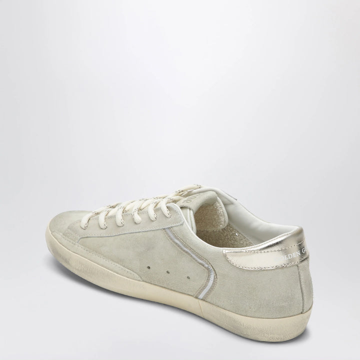 Golden Goose - Super-Star beige/platinum suede Sneakers
