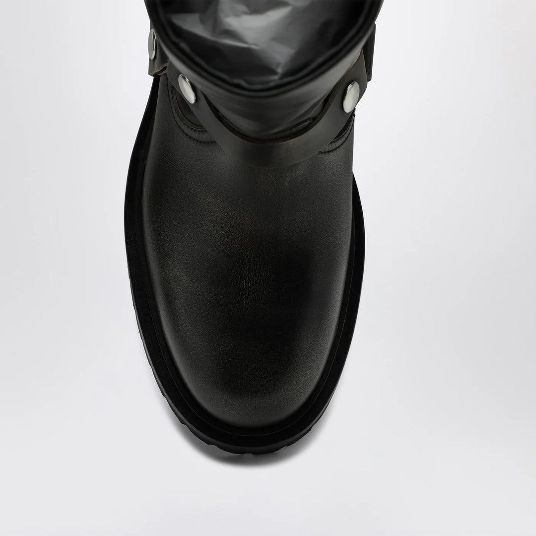 Golden Goose - Kurt boots in black leather with buckle