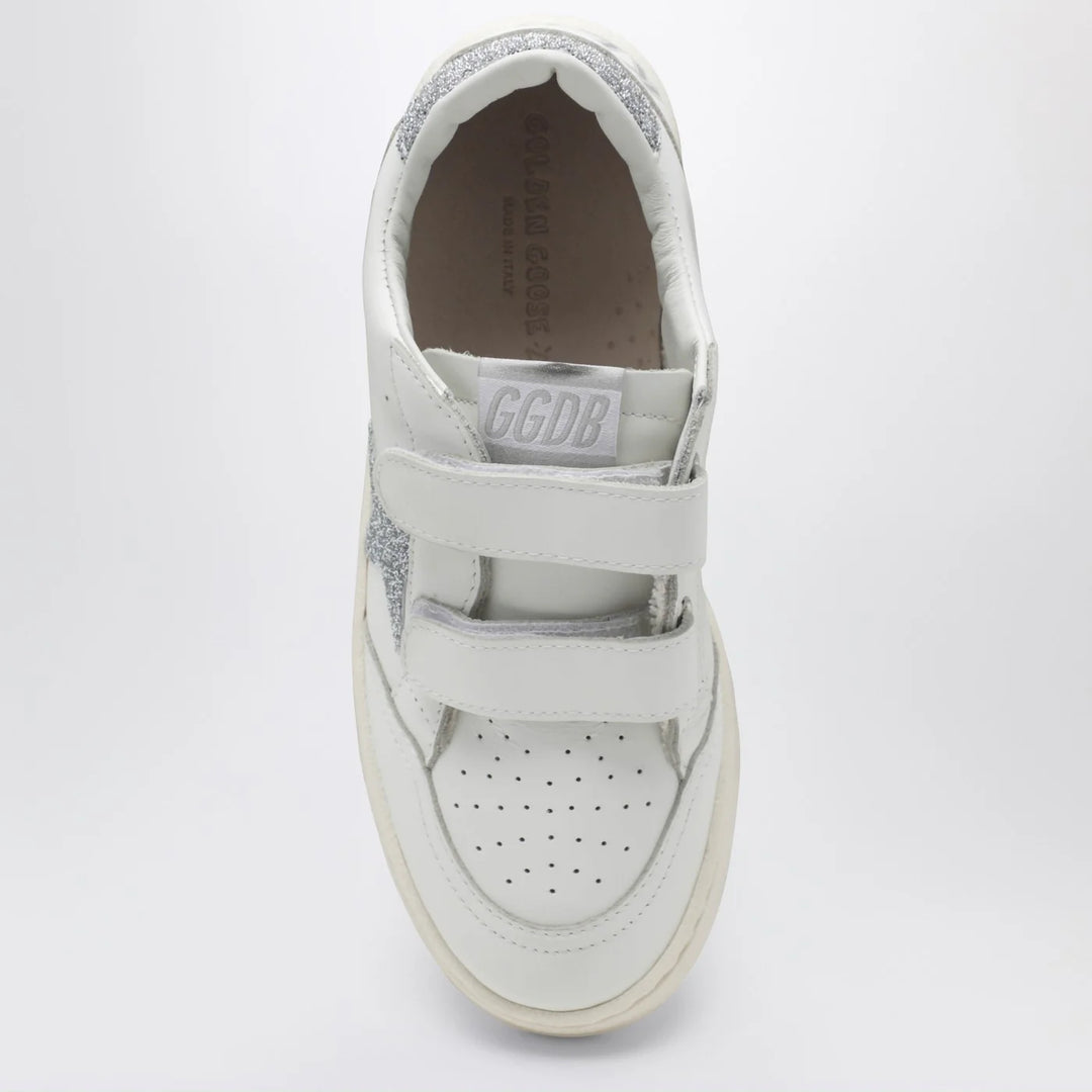 Golden Goose - Ball Star Sneakers in white/crystal