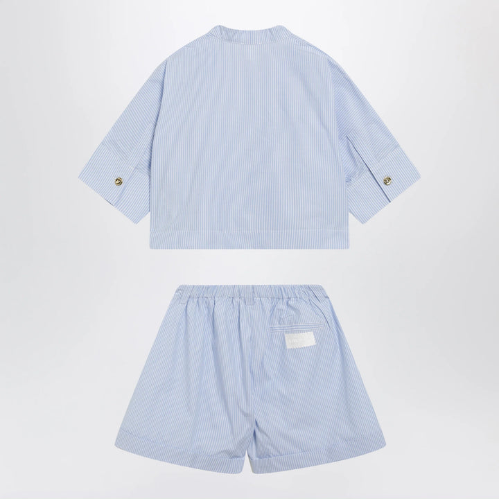 Givenchy - Light blue cotton two-piece set