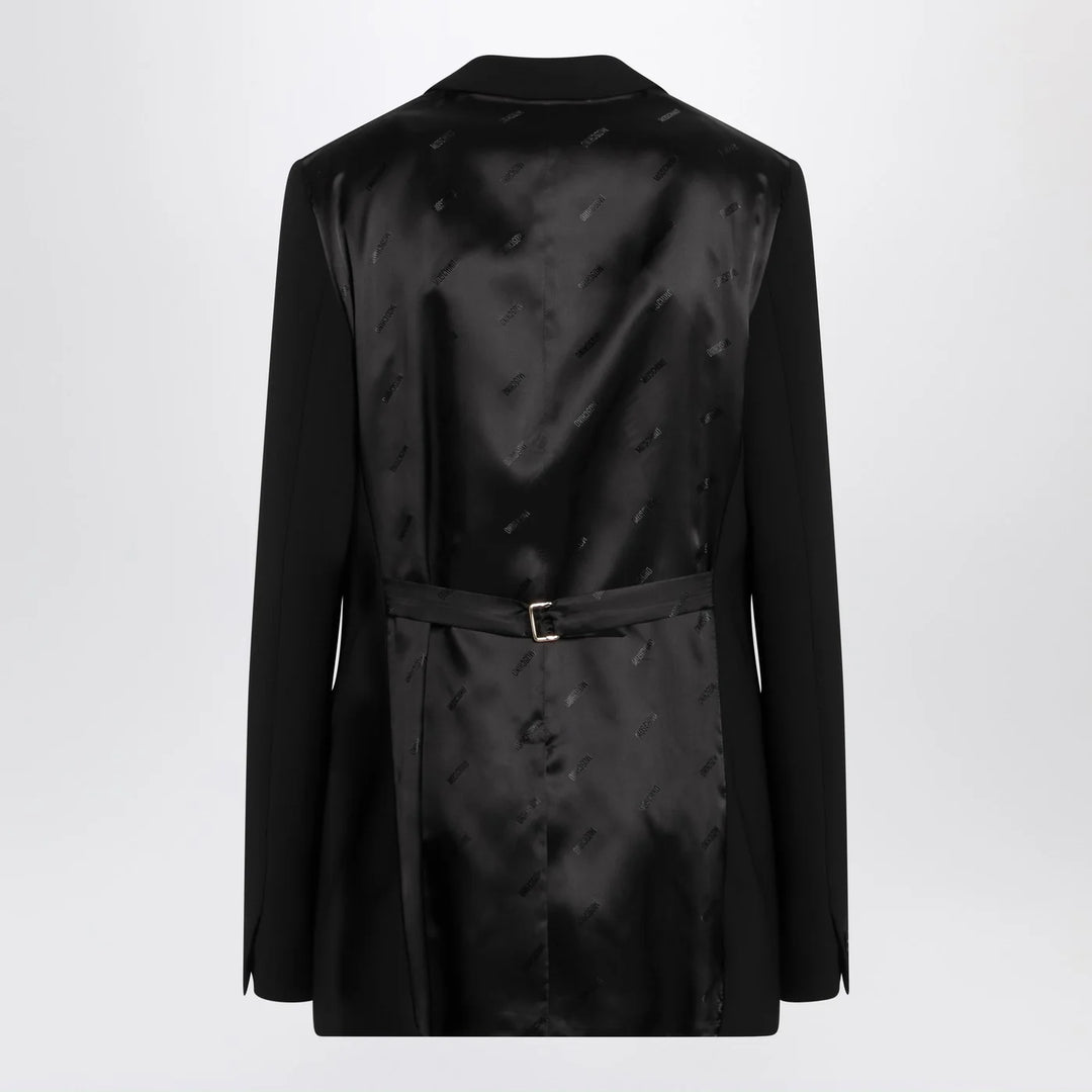 Moschino - Black single-breasted jacket