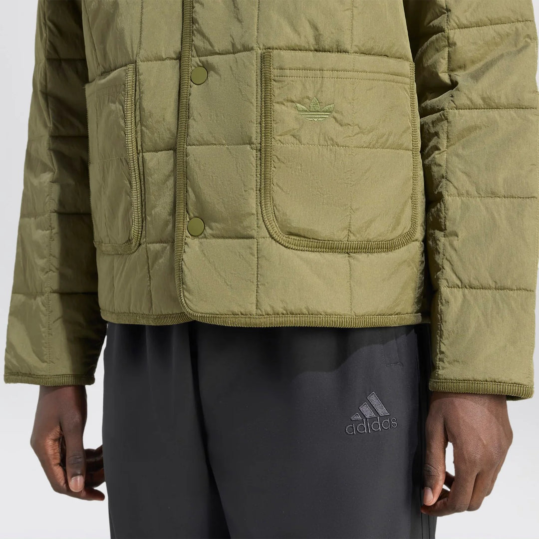 adidas Originals - Green quilted jacket
