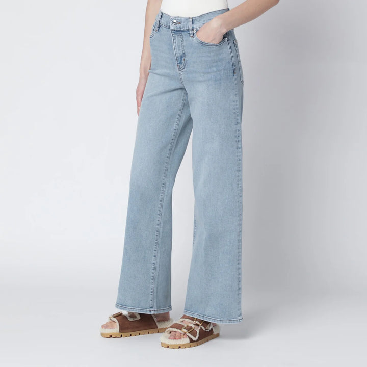 Frame - Le Slim Palazzo jeans in Tribute light blue