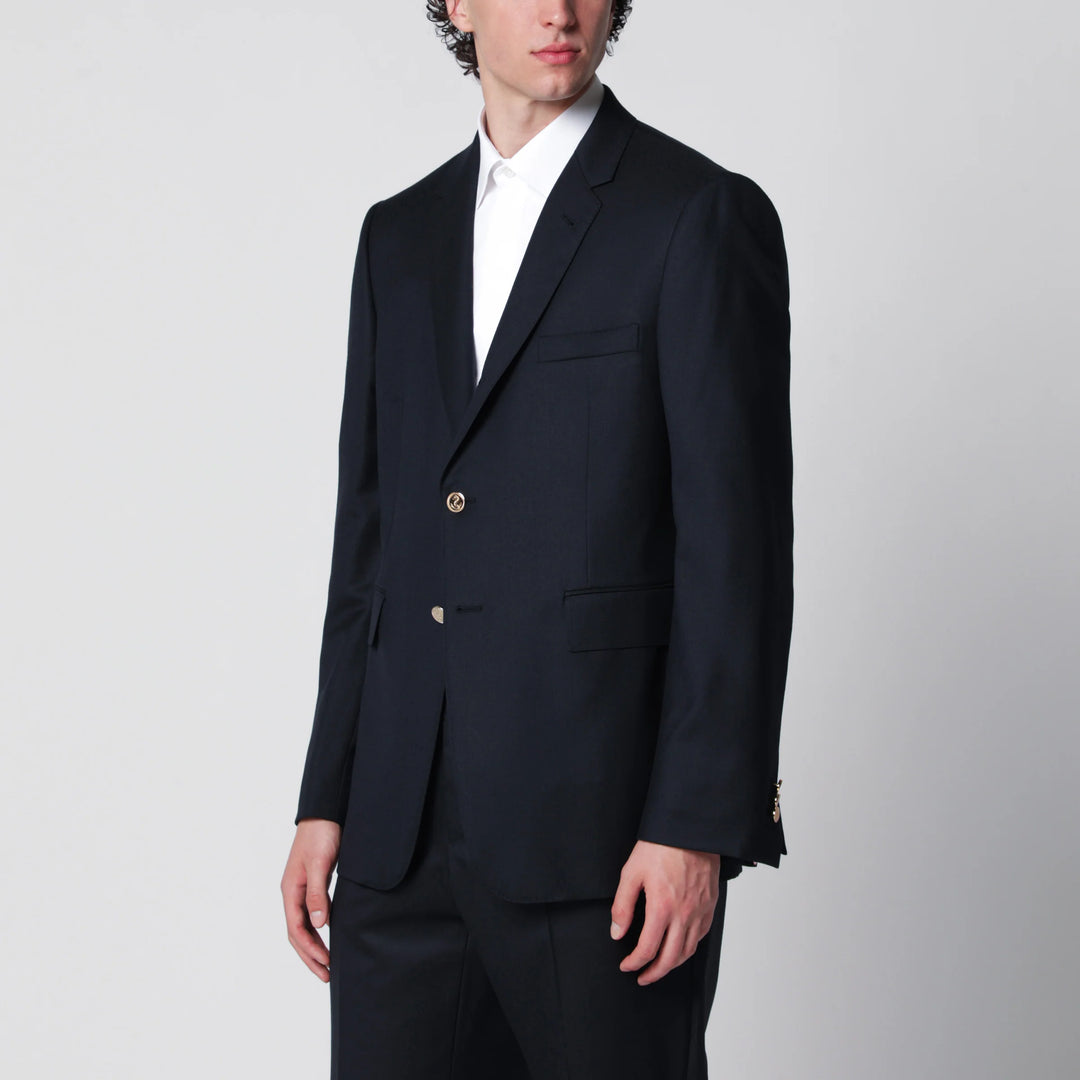 Thom Browne - Single-breasted navy blue wool jacket