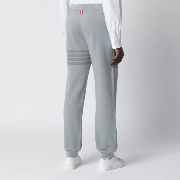 Thom Browne - Grey cotton jogging trousers