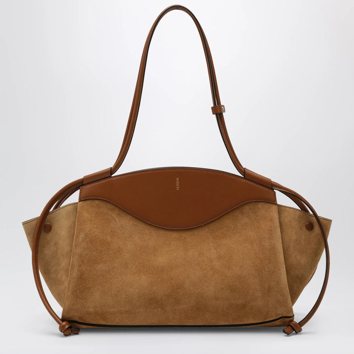 NOESI - Molly cognac-colored bag in suede