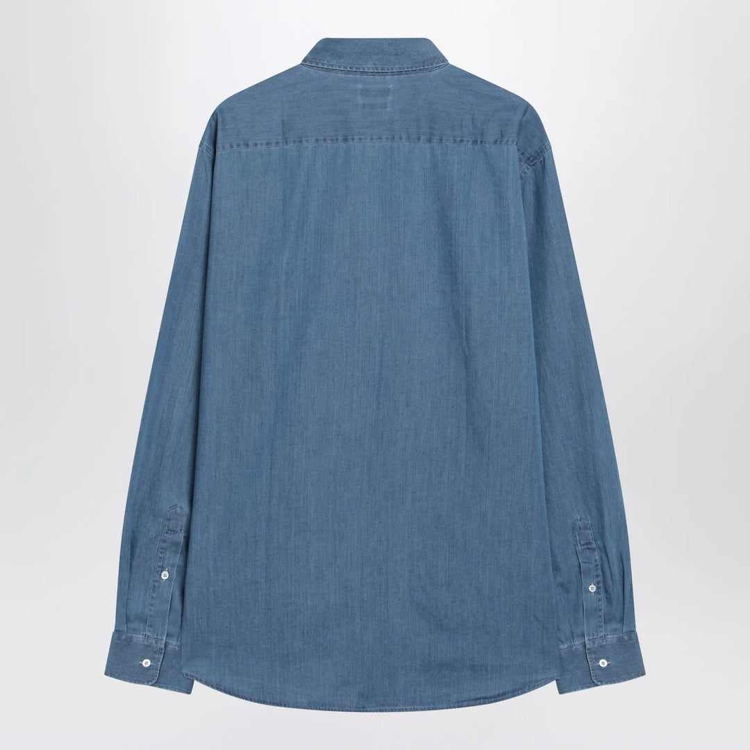 Brunello Cucinelli - Light blue Easy Fit denim shirt
