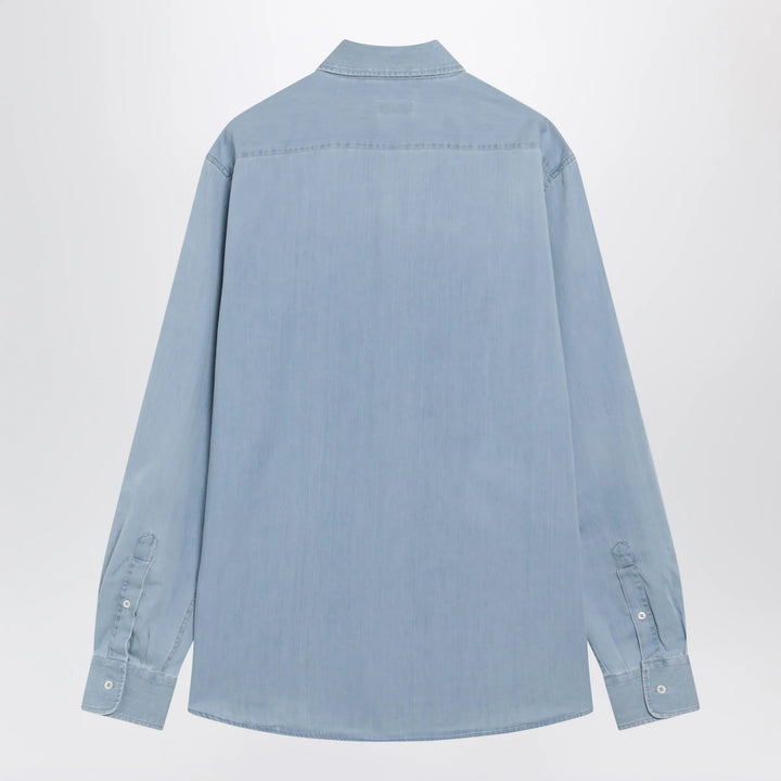 Brunello Cucinelli - Easy Fit shirt in light blue denim