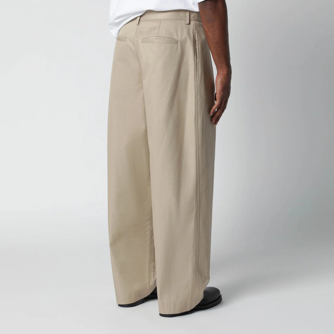 DARKPARK - Beige cotton trousers