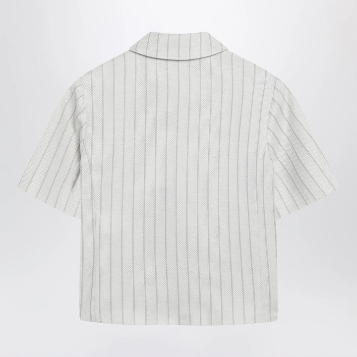 Max Mara - Pinstripe piqué jersey jacket