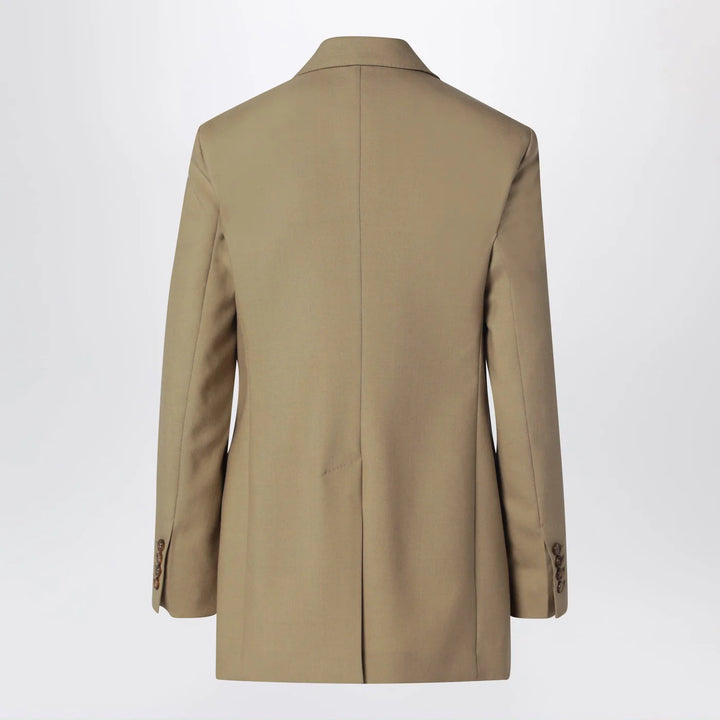 Max Mara - Camel wool-blend double-breasted jacket