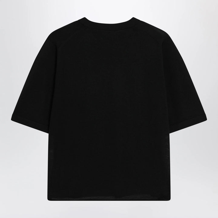 LouLou De Saison - Black Nala Fluid Cashmere Top