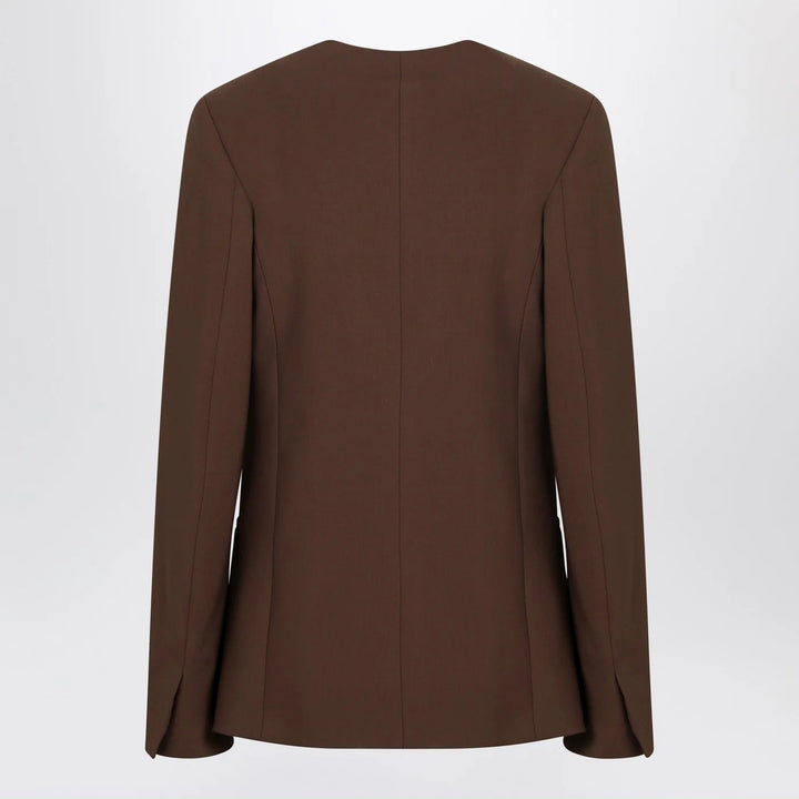 LouLou De Saison - Brown double-breasted wool jacket