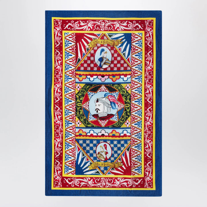 Dolce&amp;Gabbana - Carretto beach towel in cotton