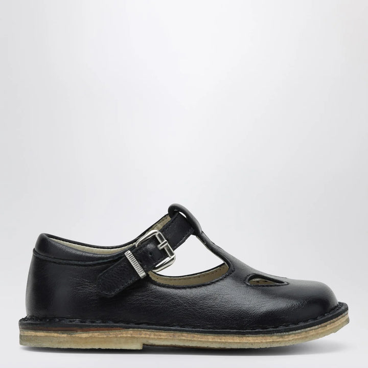 Il Gufo - Sandal with blue eyelets in leather