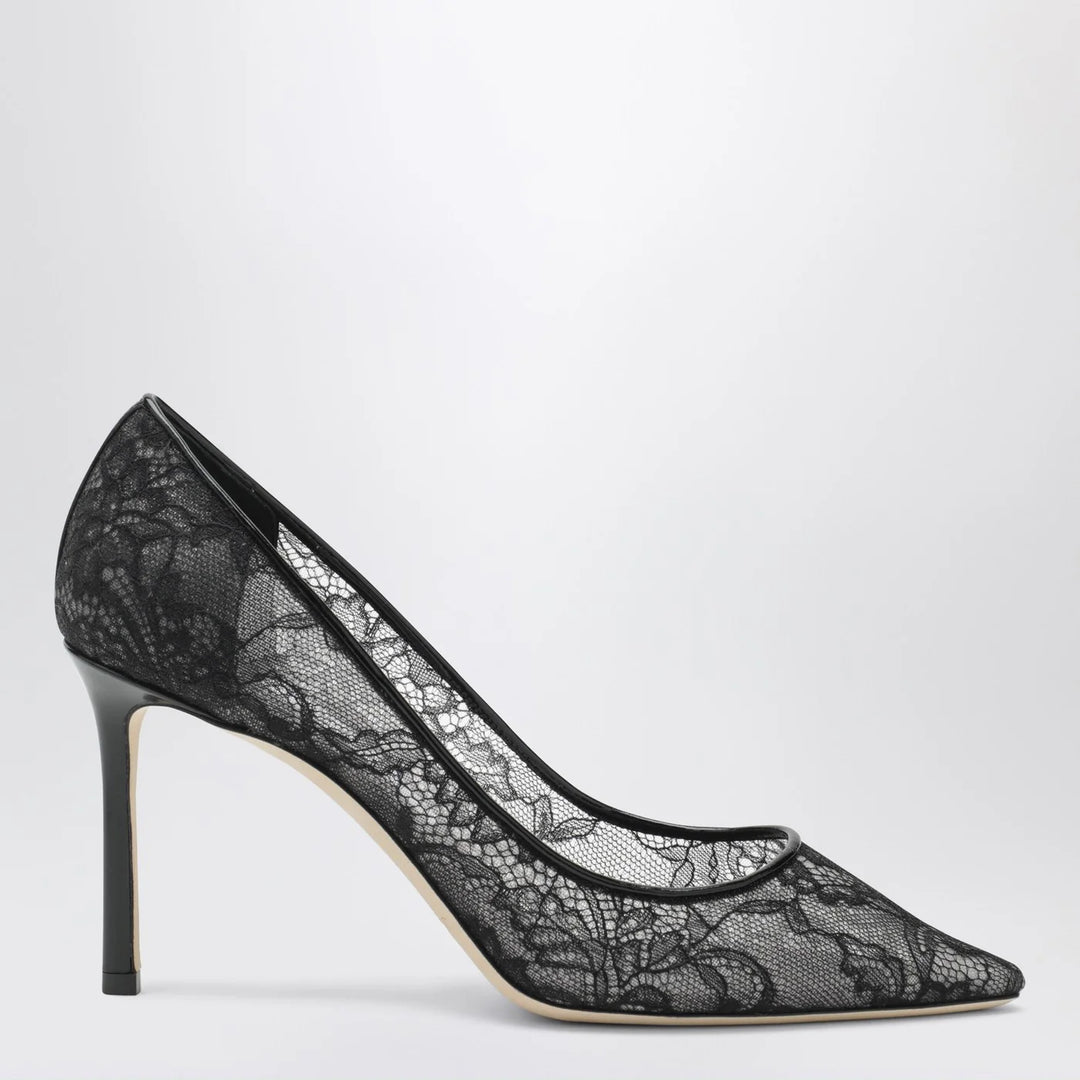 Jimmy Choo - Romy 85 pumps in lace with logo