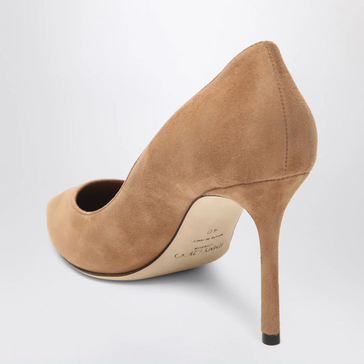 Jimmy Choo - Romy 85 pumps in toffee colour suede