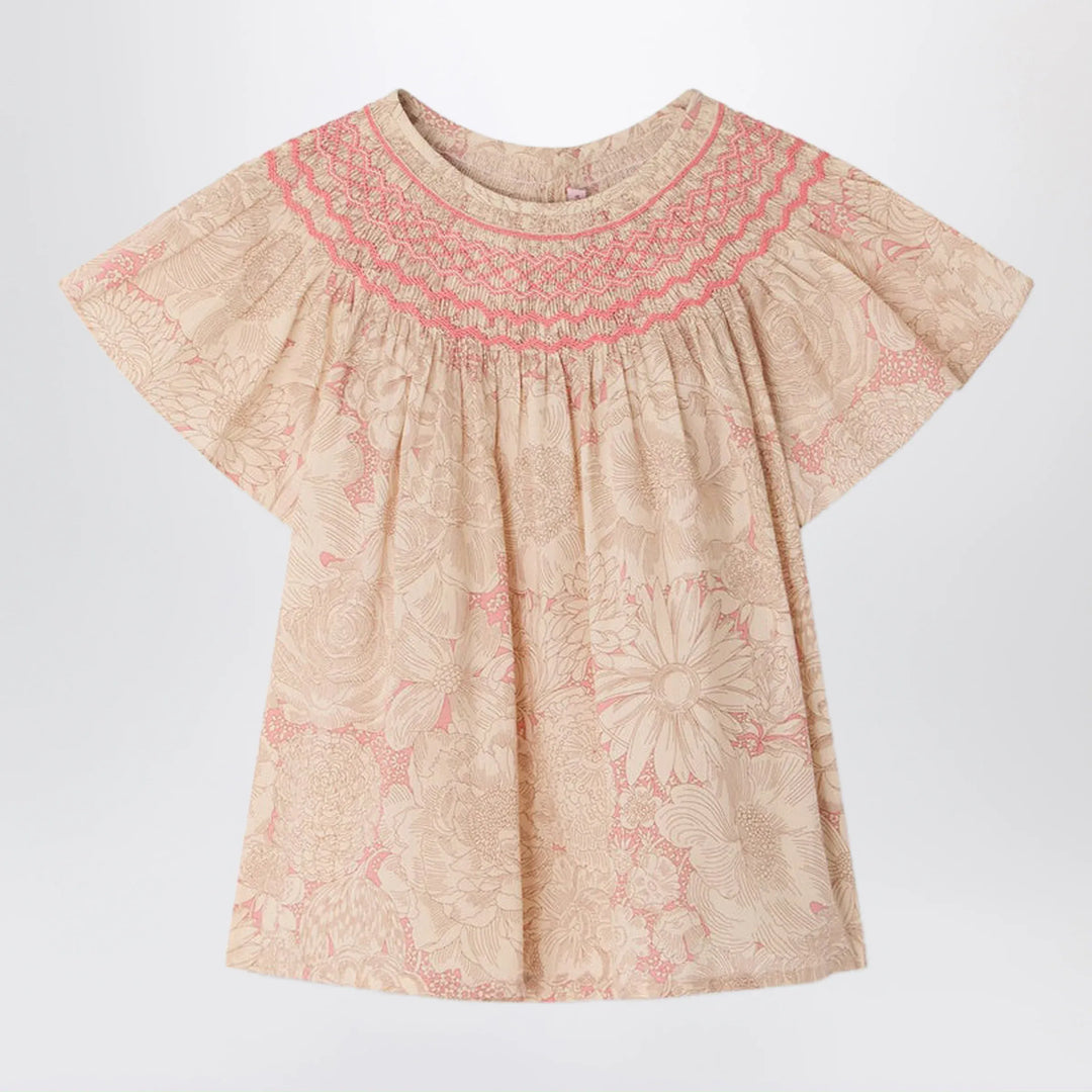 Bonpoint - Adelice pink blouse in Liberty fabric