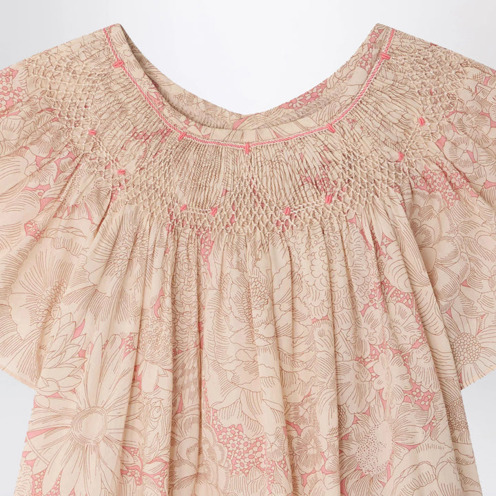 Bonpoint - Arlene pink dress in Liberty fabric