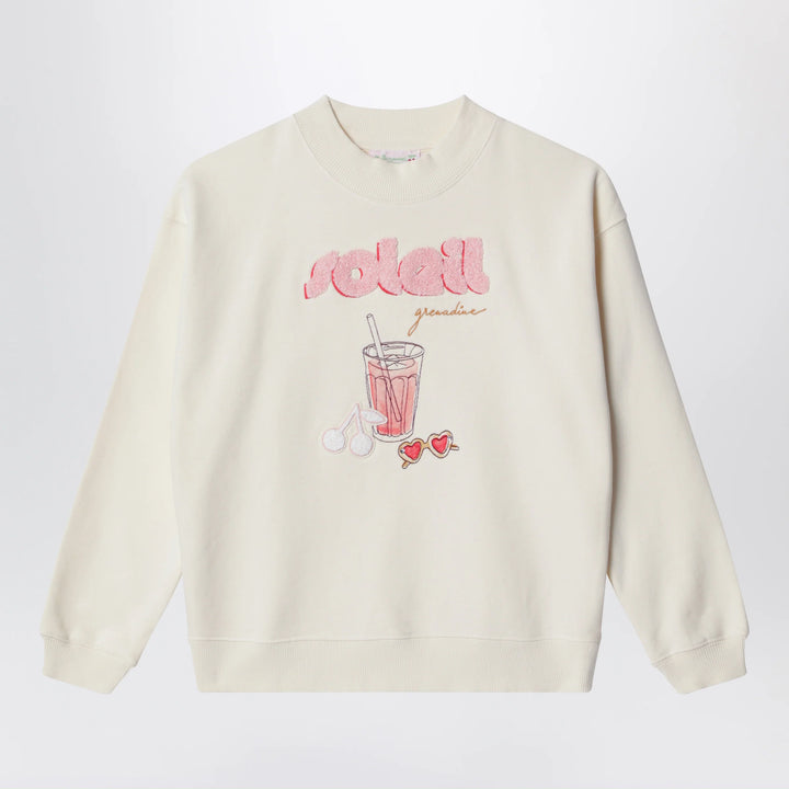 Bonpoint - Écru cotton sweatshirt