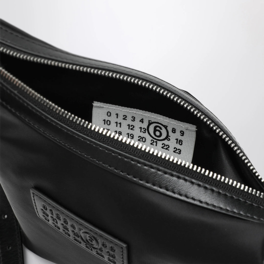 MM6 Maison Margiela - Black nylon Numeric Vertical crossbody bag