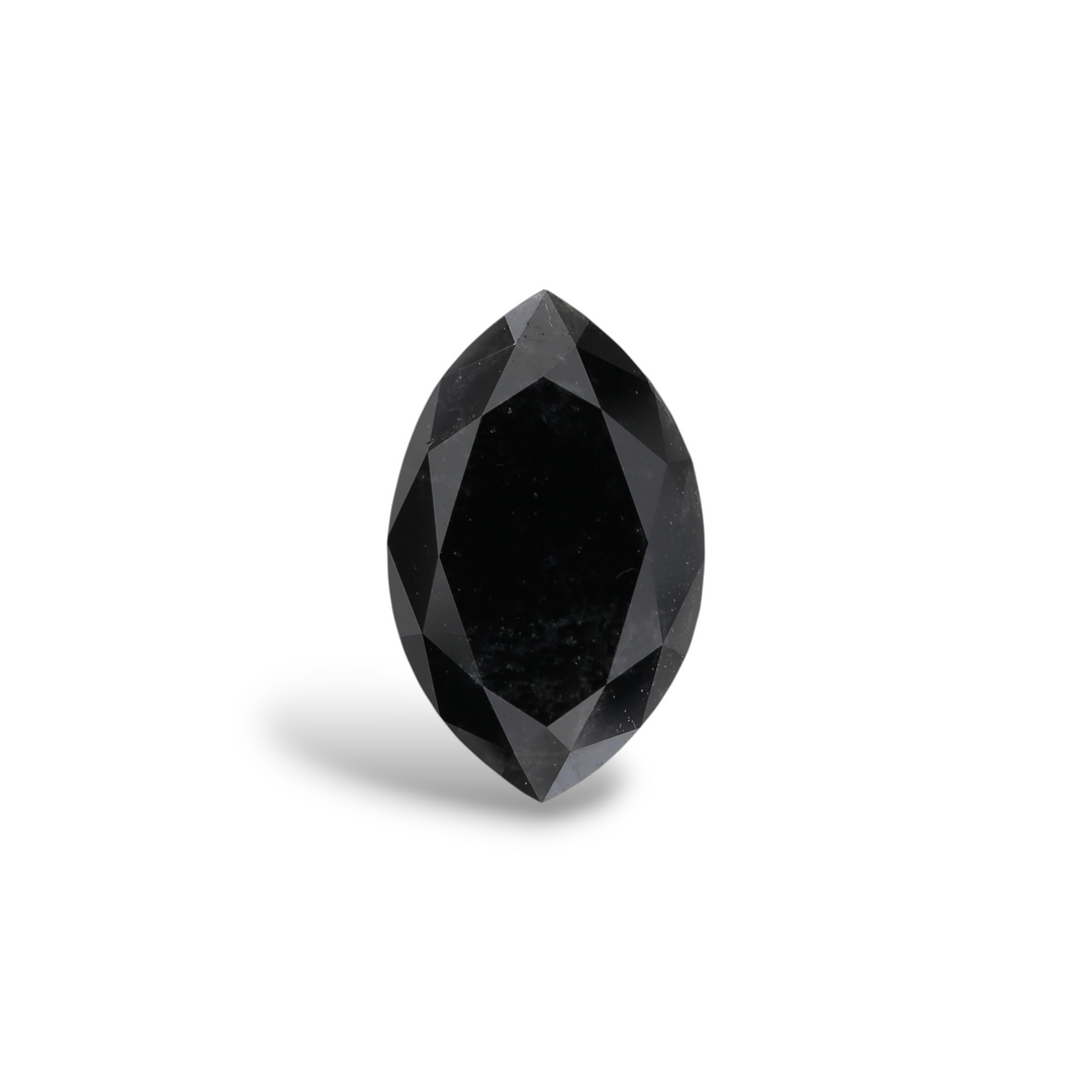 3.57 Carat Black Marquise Diamond