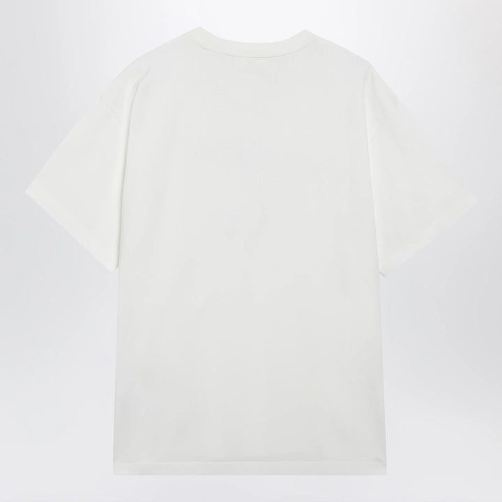 MM6 Maison Margiela - White T-shirt with logo print