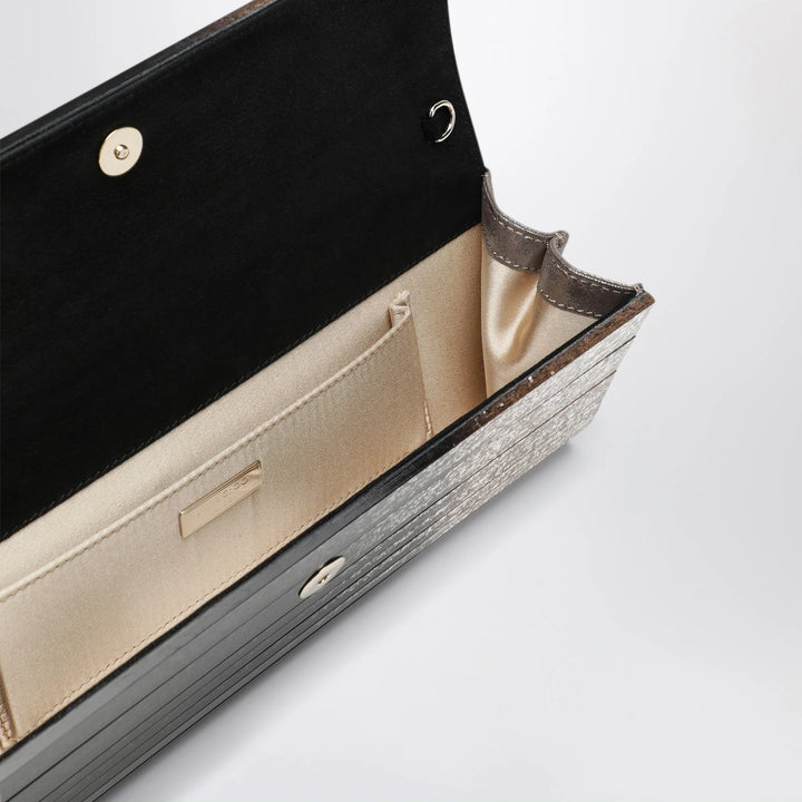 Jimmy Choo - Black/Champagne Sweetie Dégradé Glitter Fabric Clutch