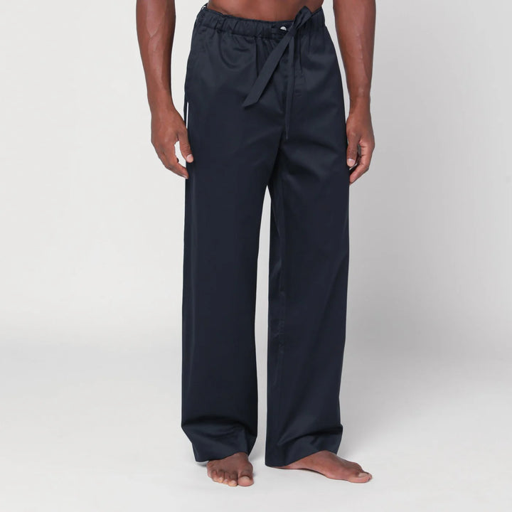 Tekla - Blue/white pyjama trousers