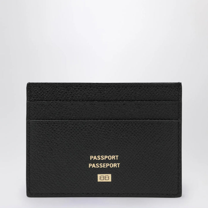 Balenciaga - Black leather passport holder Brand Apparel &amp; Accessories TU
