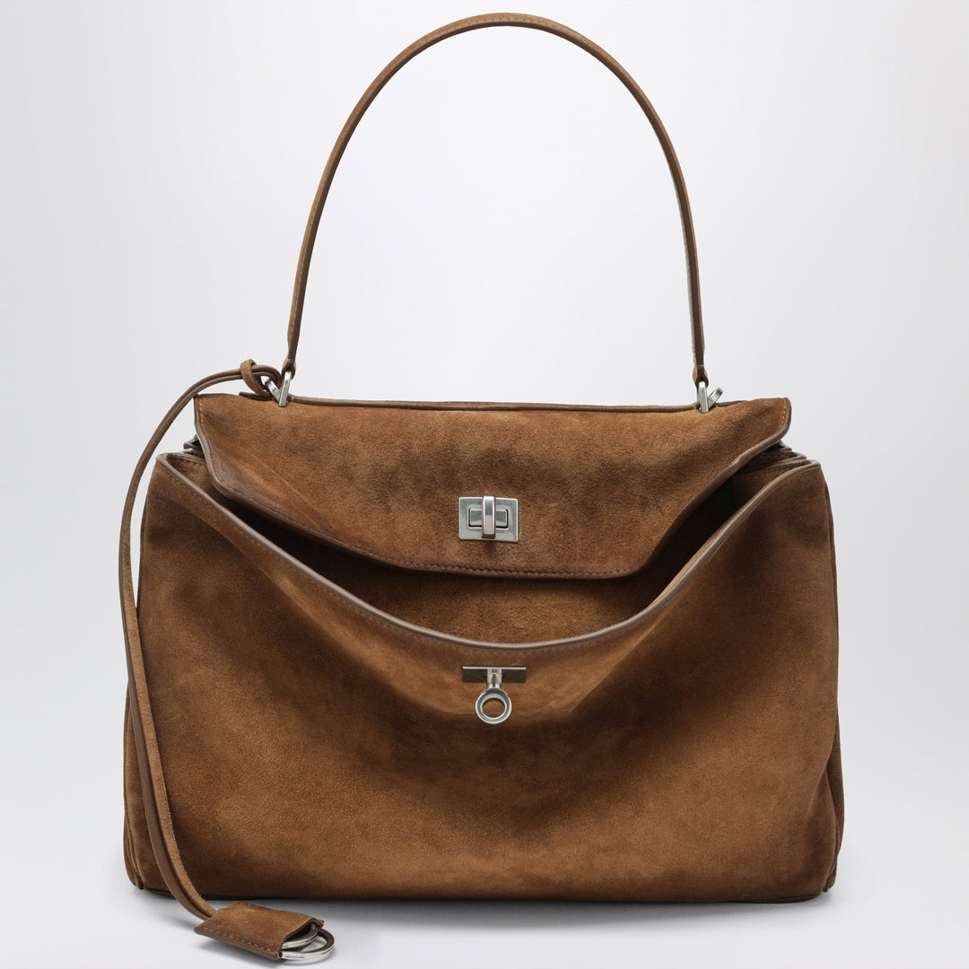 Apparel & Accessories TU Balenciaga - Rodeo medium beige suede bag Brand