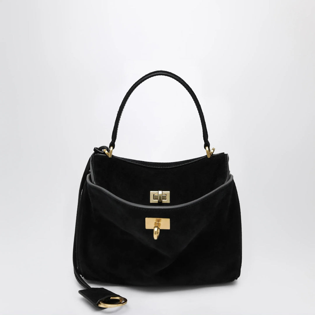 Balenciaga - Rodeo Mini handbag in calf suede, black Brand Apparel &amp; Accessories TU