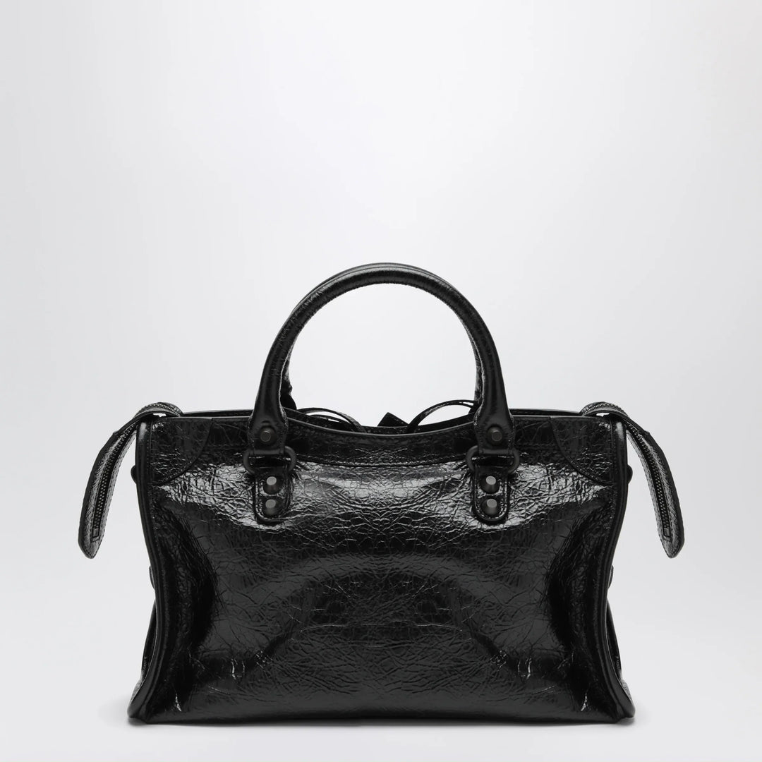 Balenciaga - Small Le City handbag in Arena lambskin black Brand Apparel &amp; Accessories TU