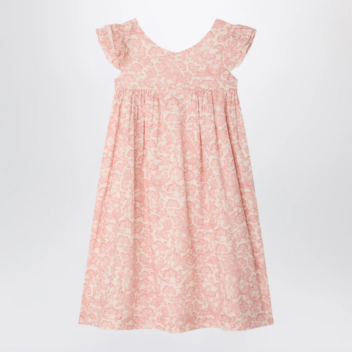 Bonpoint - Galantine pink voile dress with floral print Brand Apparel &amp; Accessories 4
