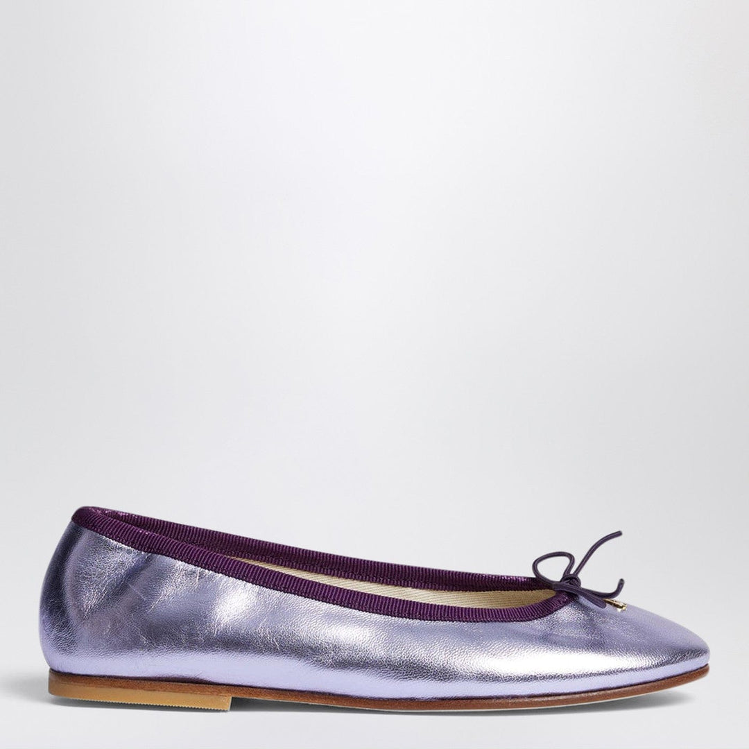 Apparel &amp; Accessories 28 Bonpoint - Lisa iridescent lilac leather ballet flats Brand