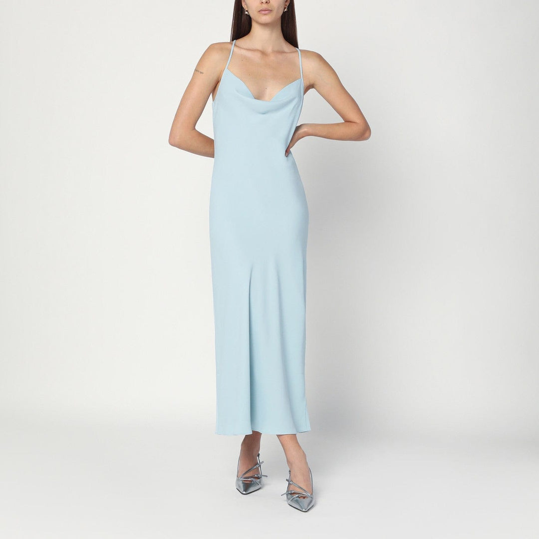Apparel &amp; Accessories 4 US Calvin Klein - Light blue slip dress in crêpe Brand