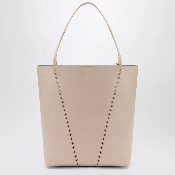 Chloé - Medium Chloé Spin tote bag in Cement Pink Brand Apparel &amp; Accessories TU