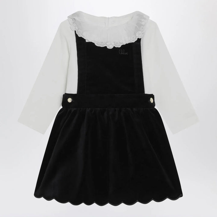 Chloé - White and blue velvet dress Brand Apparel &amp; Accessories 12