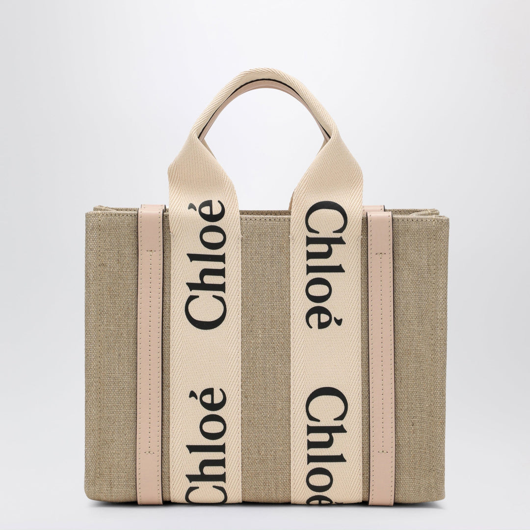 Apparel &amp; Accessories TU Chloé - Woody little bag in beige canvas Brand