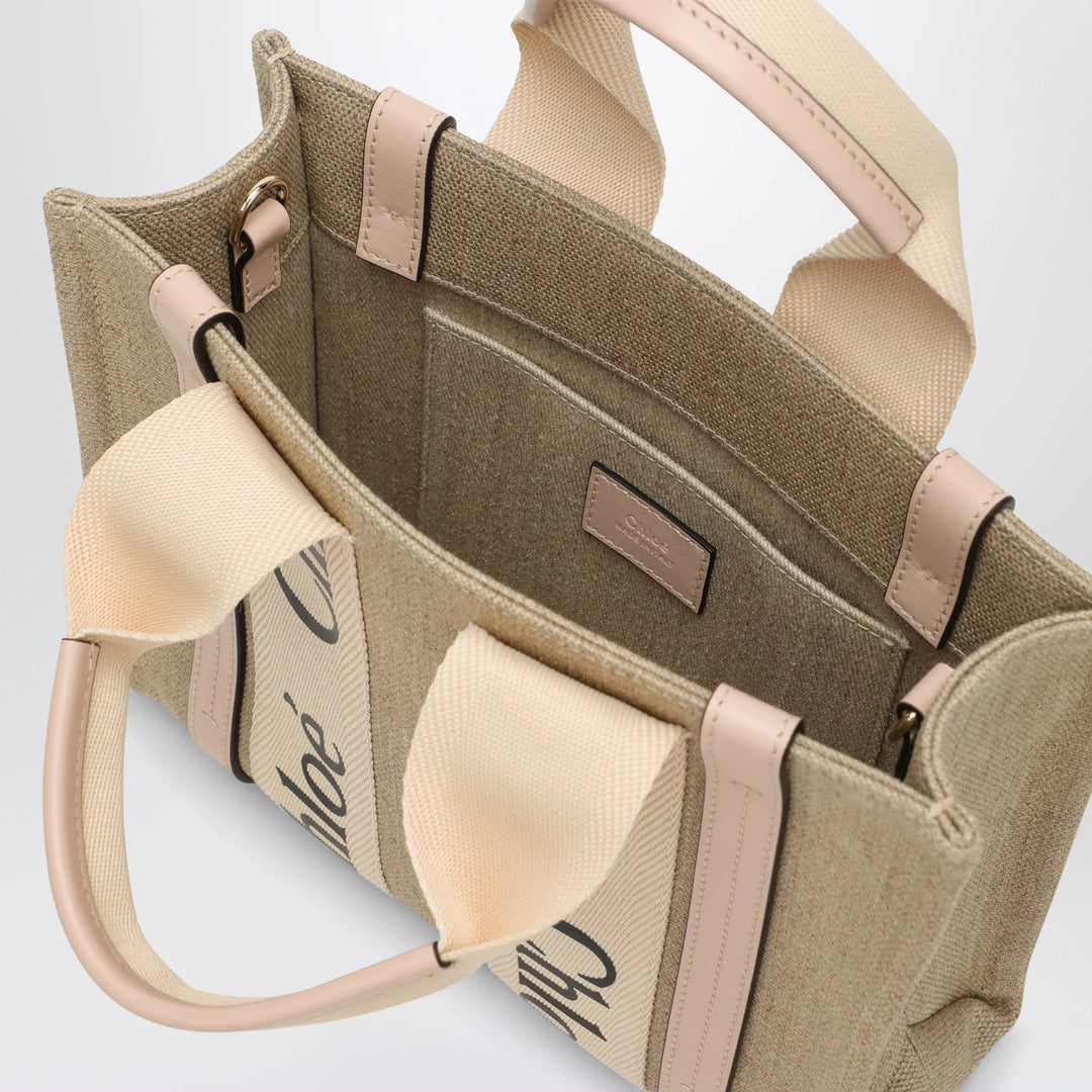 Chloé - Woody little bag in beige canvas Brand Apparel &amp; Accessories TU